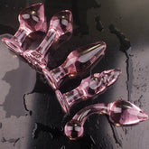 Pink Glass Butt Plug